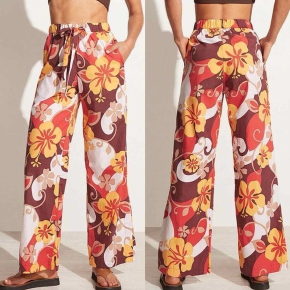 Faithfull the Brand Pants - Faithfull The Brand Celvia Pant Ulani Floral Print